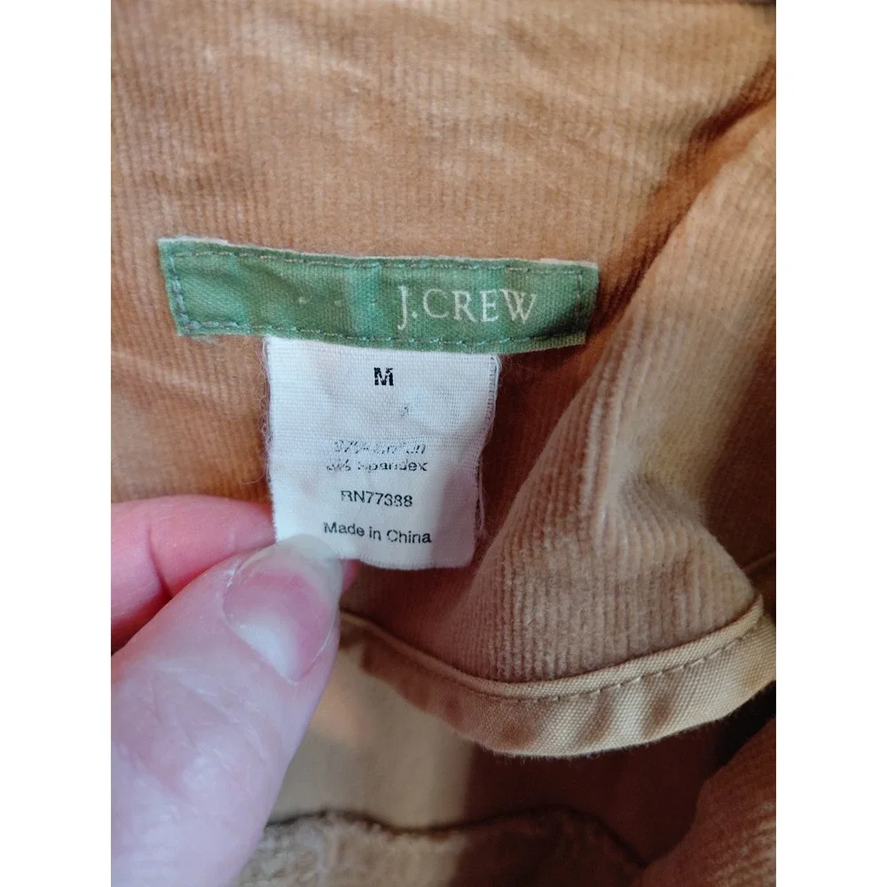 J. Crew tan corduroy